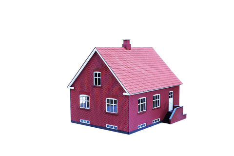 HT 87270 Dansk villa i røde sten